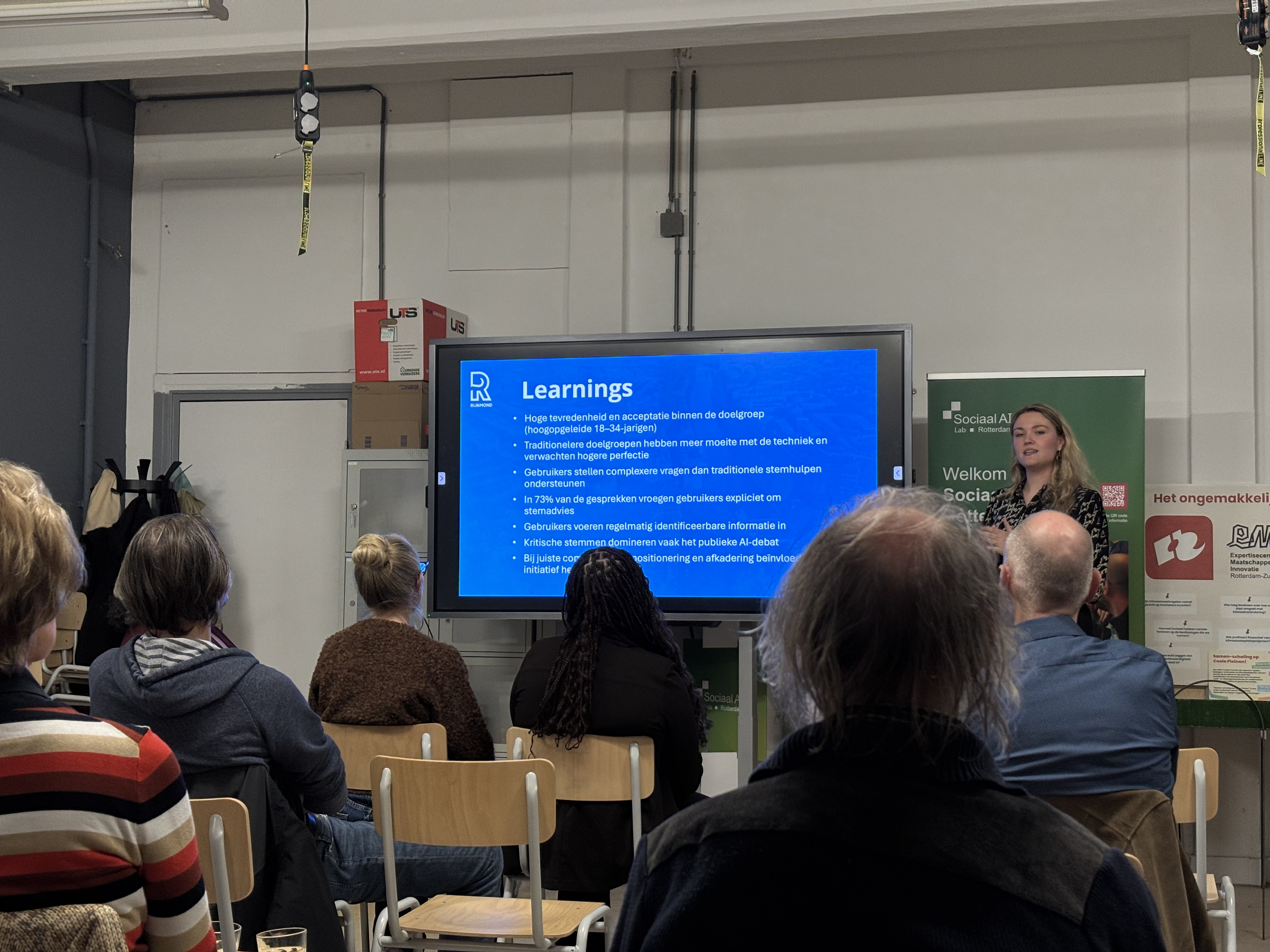 Sfeerbeeld van het fieldresearch-moment